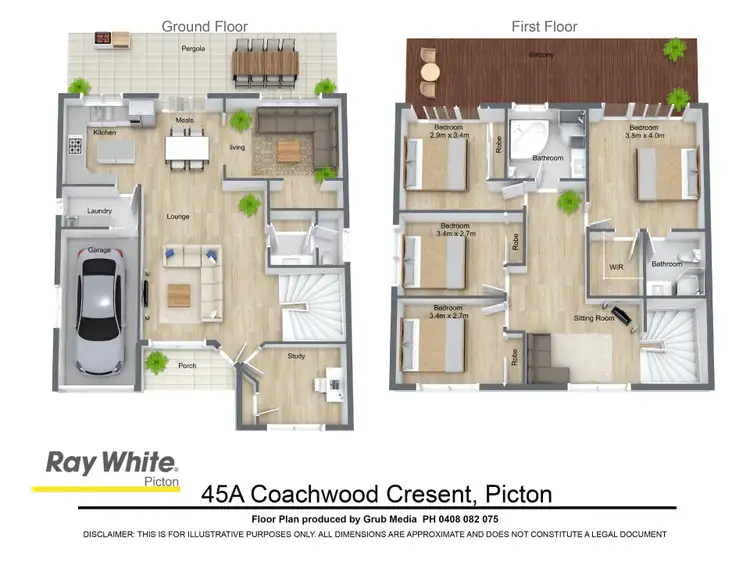 Floorplan of Homely house listing, 45A Coachwood Crescent, Picton NSW 2571
