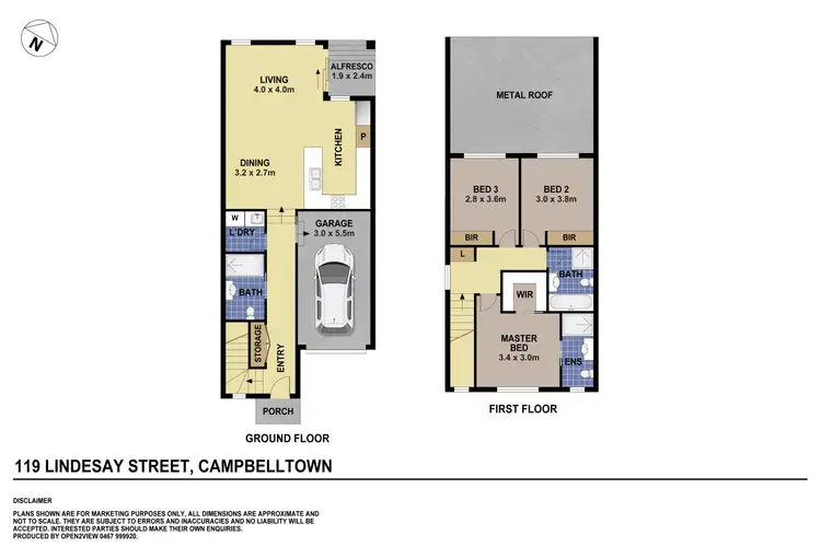 Floorplan of Homely house listing, 4/119 Lindesay Street, Campbelltown NSW 2560