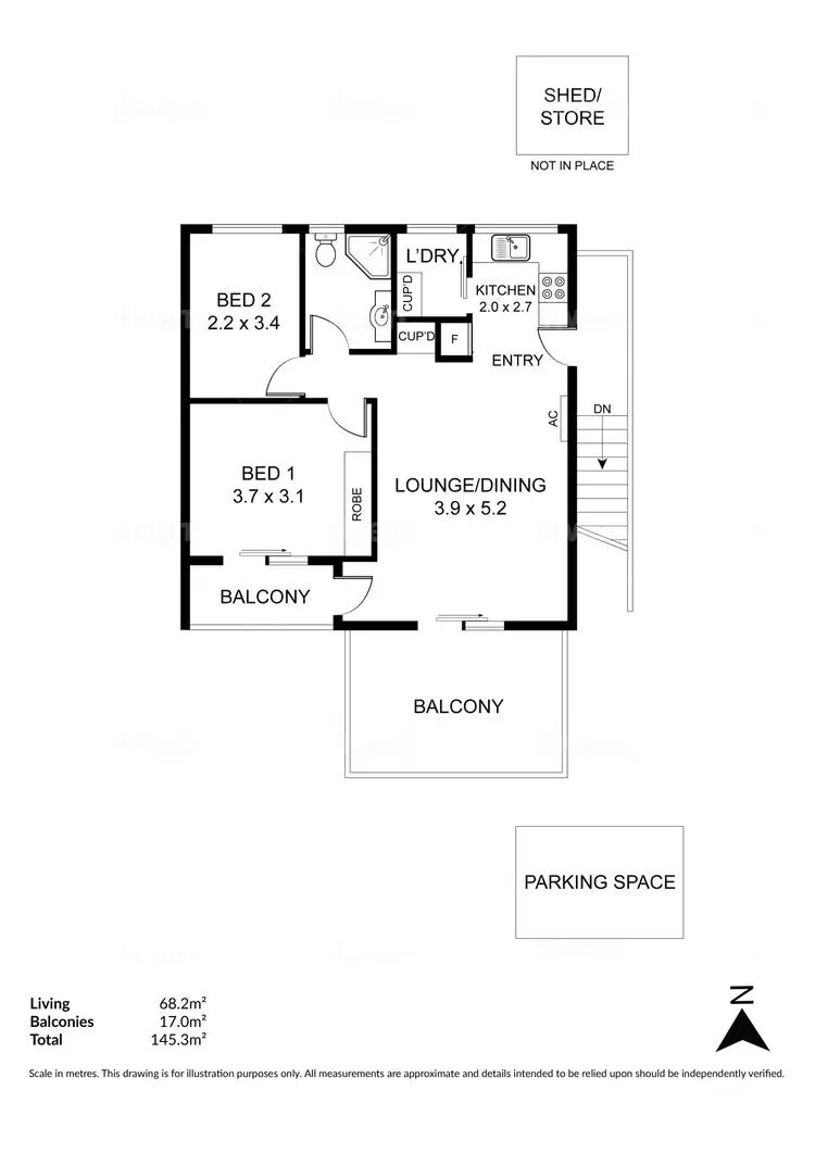 Floorplan of Homely other listing, 5/378 Regency Road, Prospect SA 5082