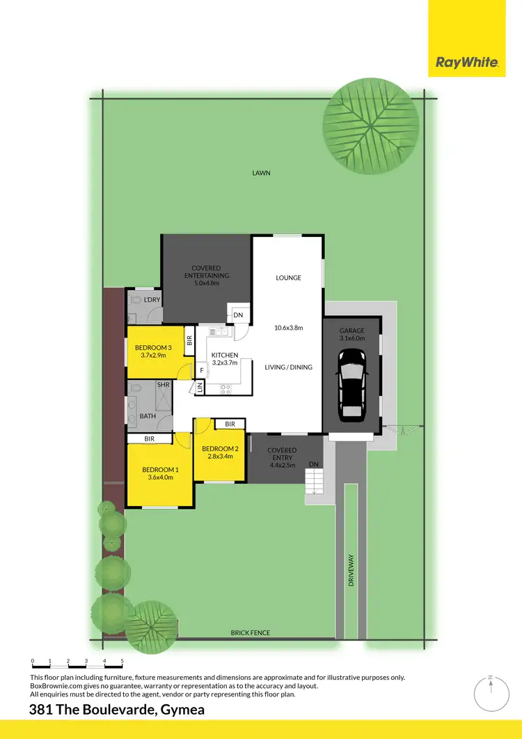 Floorplan of Homely house listing, 381 The Boulevarde, Gymea NSW 2227