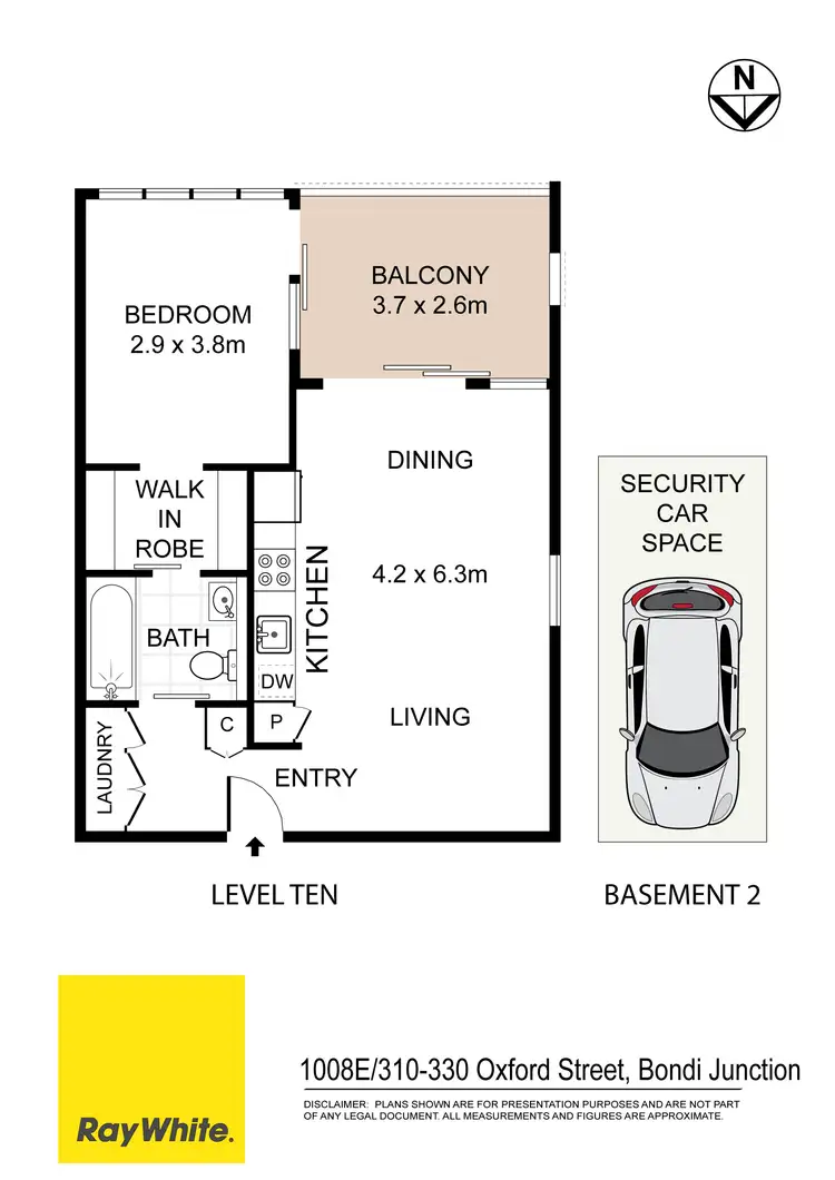 Floorplan of Homely apartment listing, E1008/310-330 oxford Street, Bondi Junction NSW 2022