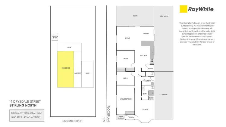 Floorplan of Homely house listing, 14 Drysdale Street, Stirling North SA 5710