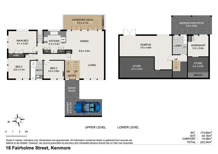 Floorplan of Homely house listing, 18 Fairholme Street, Kenmore QLD 4069