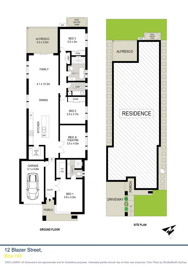 Floorplan of Homely house listing, 12 Blazer Street, Box Hill NSW 2765