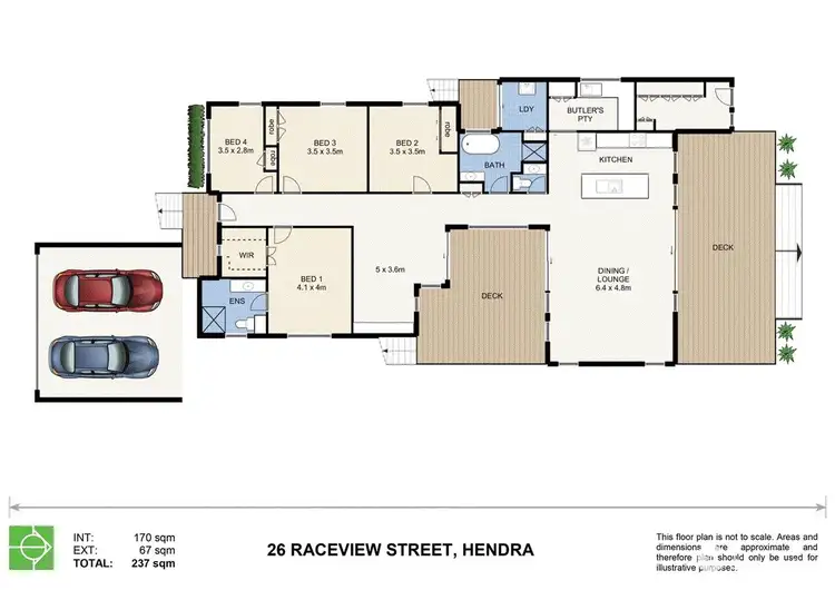 Floorplan of Homely house listing, 26 Raceview Avenue, Hendra QLD 4011