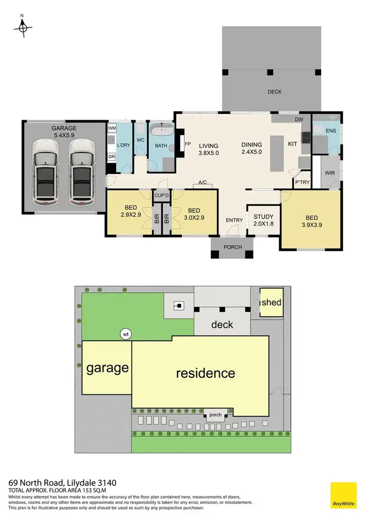 Floorplan of Homely house listing, 69 North Road, Lilydale VIC 3140