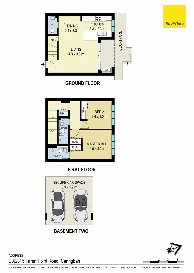 Floorplan of Homely unit listing, G02/315 Taren Point Road, Caringbah NSW 2229