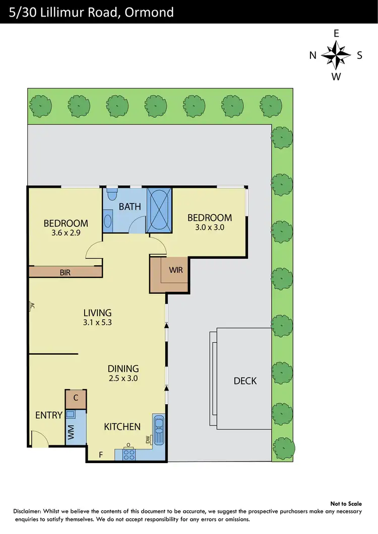 Floorplan of Homely apartment listing, 5/30 Lillimur Road, Ormond VIC 3204