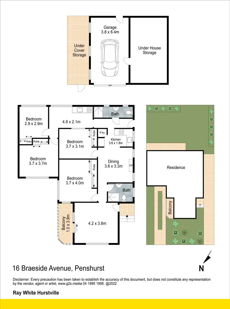 Floorplan of Homely house listing, 16 Braeside Avenue, Penshurst NSW 2222
