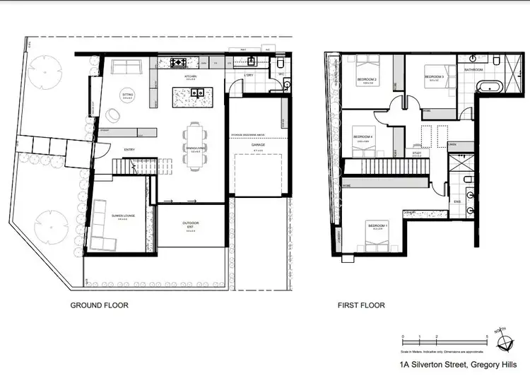 Floorplan of Homely house listing, 1A Silverton Street, Gregory Hills NSW 2557