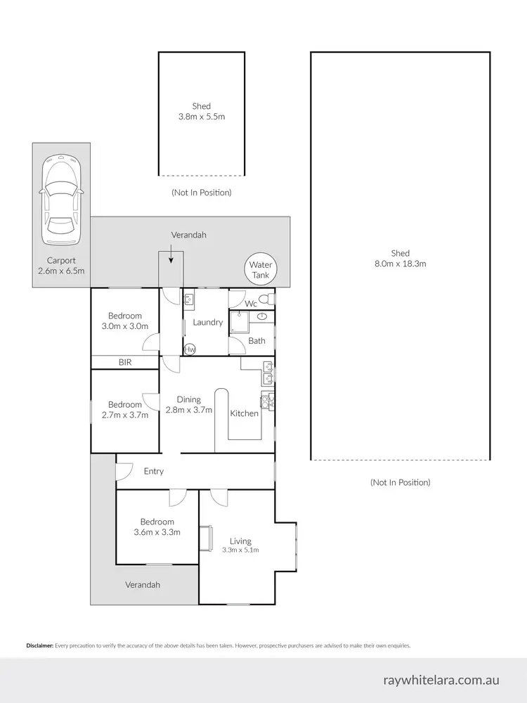 Floorplan of Homely house listing, 2055 Ballan Road, Anakie VIC 3213