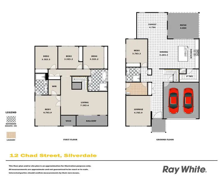 Floorplan of Homely house listing, 12 Chad Street, Silverdale NSW 2752