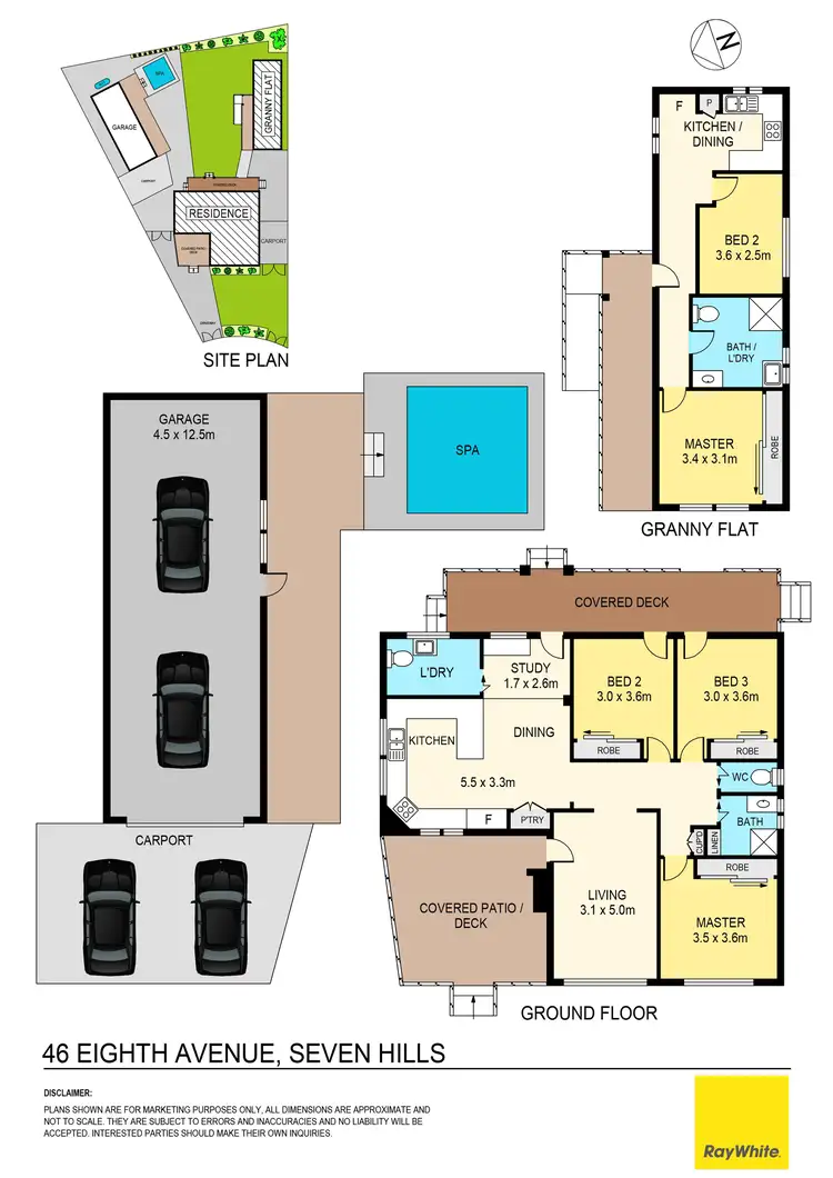 Floorplan of Homely house listing, 46 Eighth Avenue, Seven Hills NSW 2147