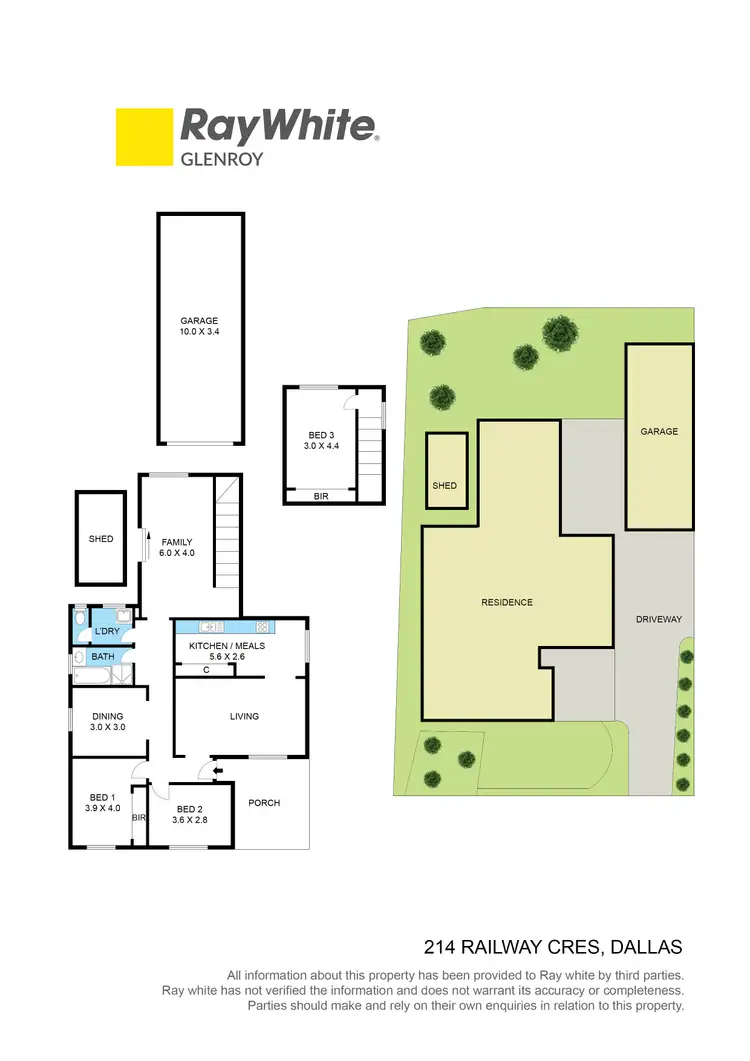 Floorplan of Homely house listing, 214 Railway Crescent, Dallas VIC 3047