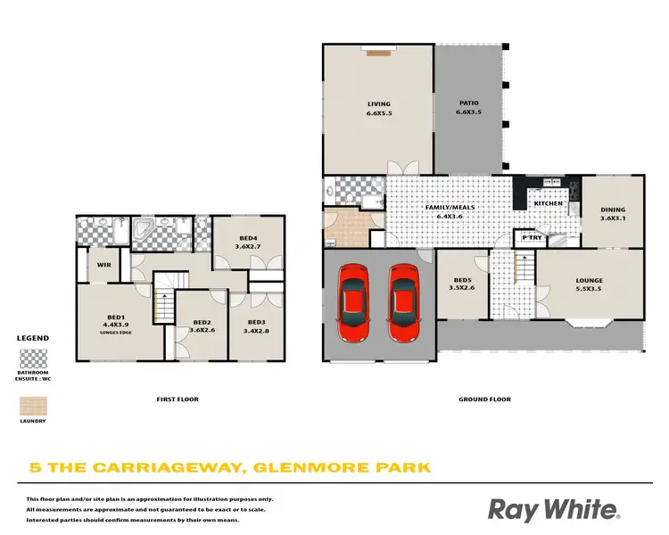 Floorplan of Homely house listing, 5 The Carriageway, Glenmore Park NSW 2745