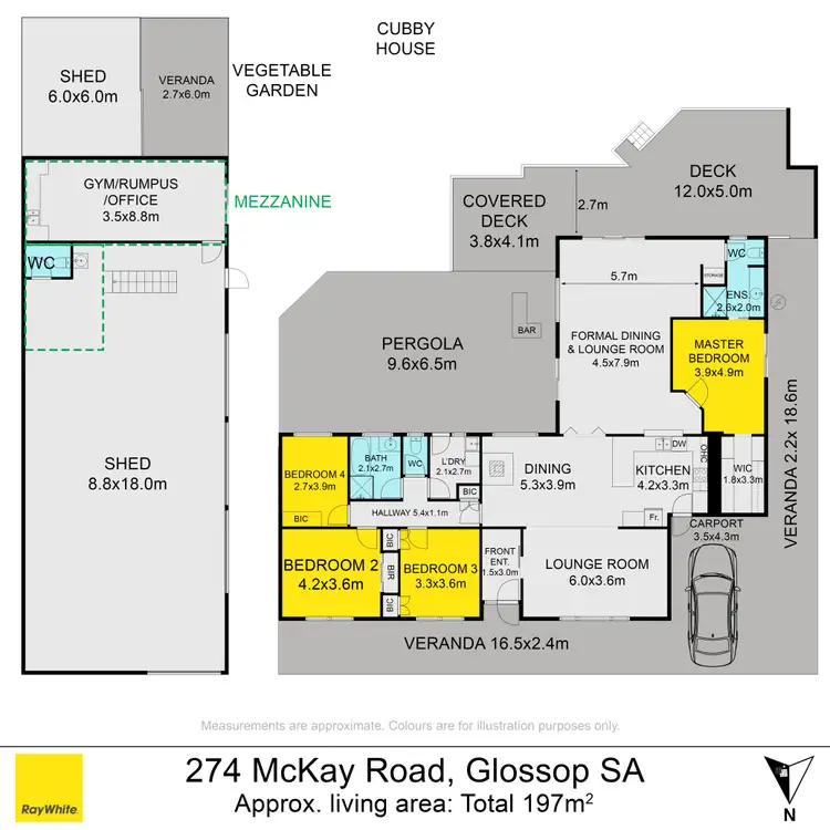 Floorplan of Homely house listing, 274 Mckay Road, Glossop SA 5344