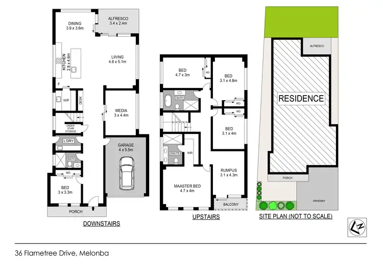 Floorplan of Homely house listing, 36 Flametree Drive, Marsden Park NSW 2765