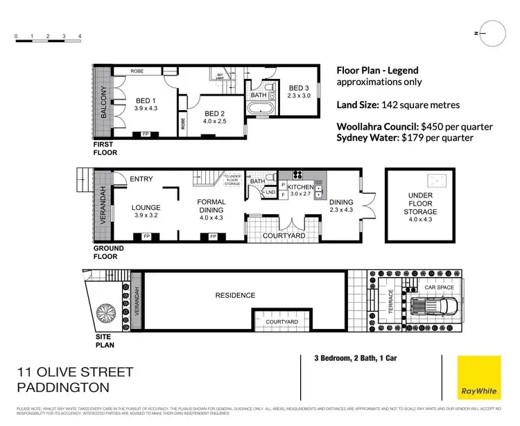 Floorplan of Homely house listing, 11 Olive Street, Paddington NSW 2021