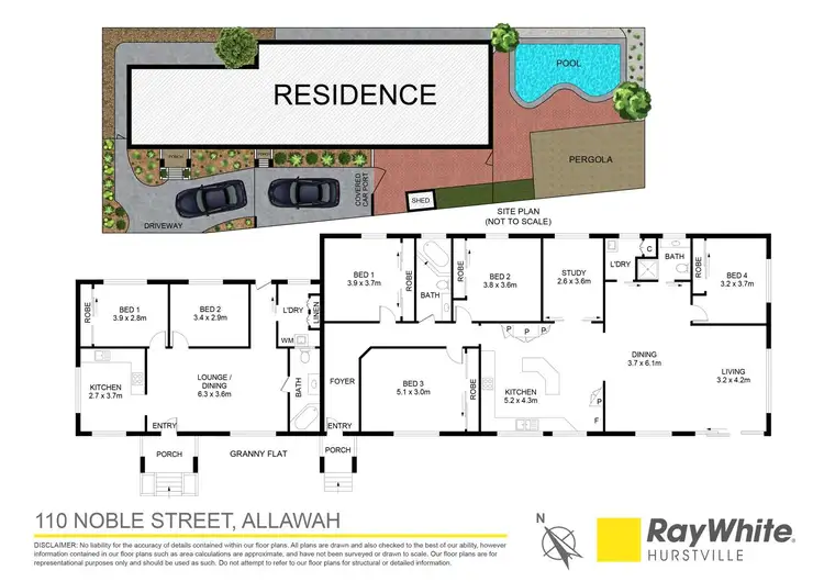 Floorplan of Homely house listing, 110 Noble Street, Allawah NSW 2218
