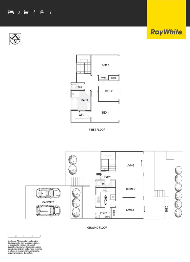 Floorplan of Homely house listing, 59 Barnet Close, Phillip ACT 2606