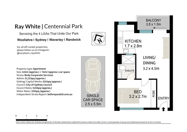 Floorplan of Homely apartment listing, 24/39-43 Cook Road, Centennial Park NSW 2021