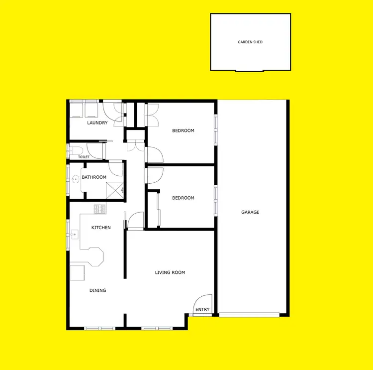 Floorplan of Homely house listing, 3/152 San Mateo Avenue, Mildura VIC 3500