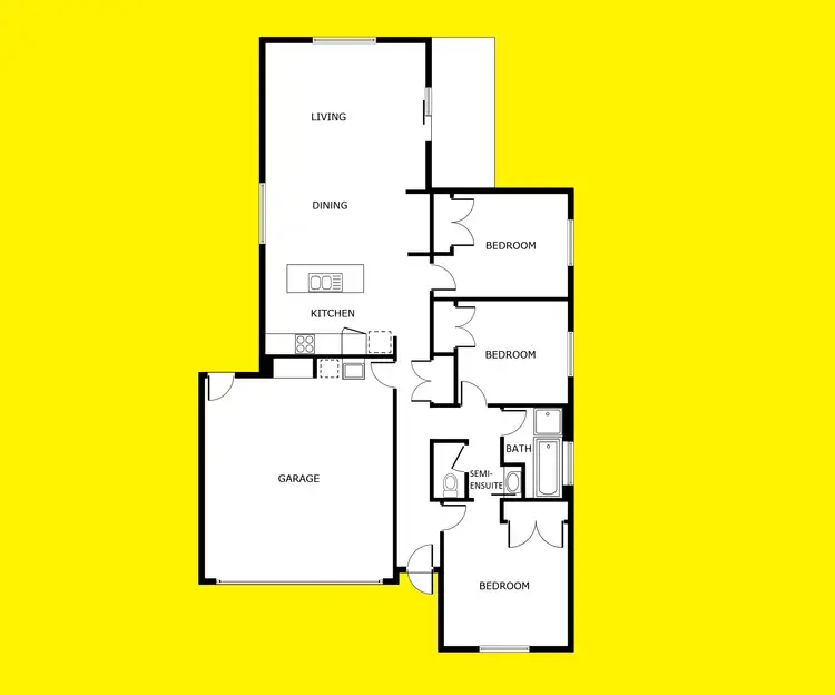 Floorplan of Homely house listing, 360 Sixteenth Street, Mildura VIC 3500