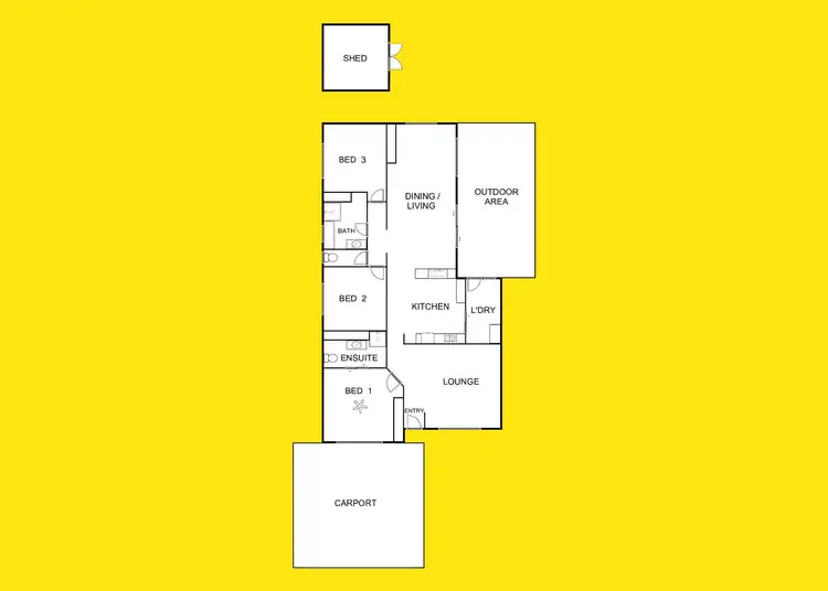 Floorplan of Homely house listing, 467 Ontario Avenue, Mildura VIC 3500