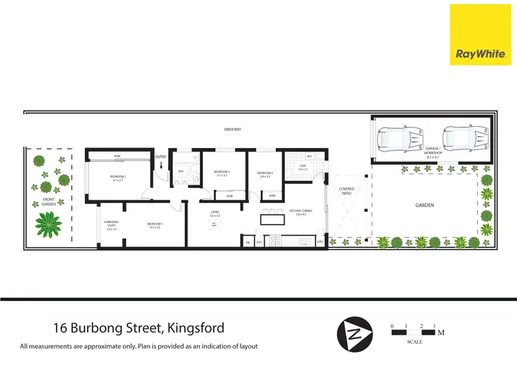 Floorplan of Homely house listing, 16 Burbong Street, Kingsford NSW 2032