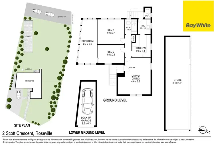 Floorplan of Homely house listing, 2 Scott Crescent, Roseville NSW 2069