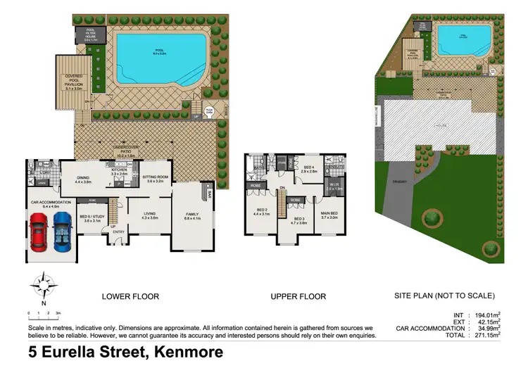 Floorplan of Homely house listing, 5 Eurella Street, Kenmore QLD 4069