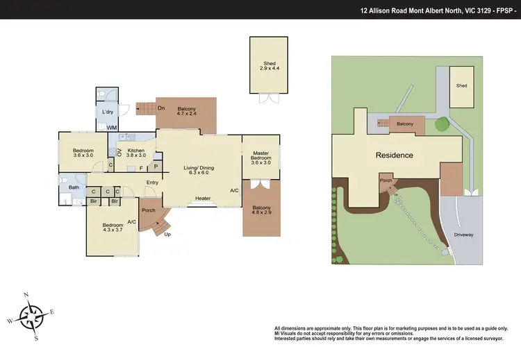 Floorplan of Homely house listing, 12 Allison Road, Mont Albert North VIC 3129