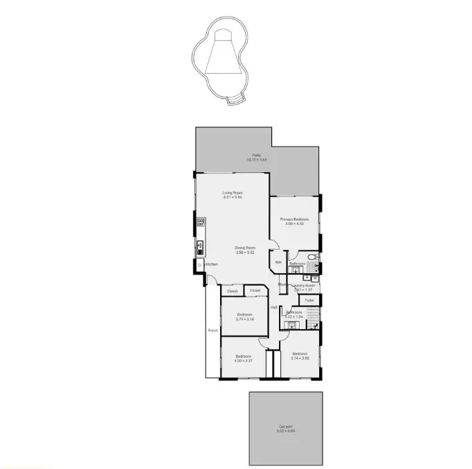 Floorplan of Homely rural property listing, 34-36 Claim Close, Goldsborough QLD 4865
