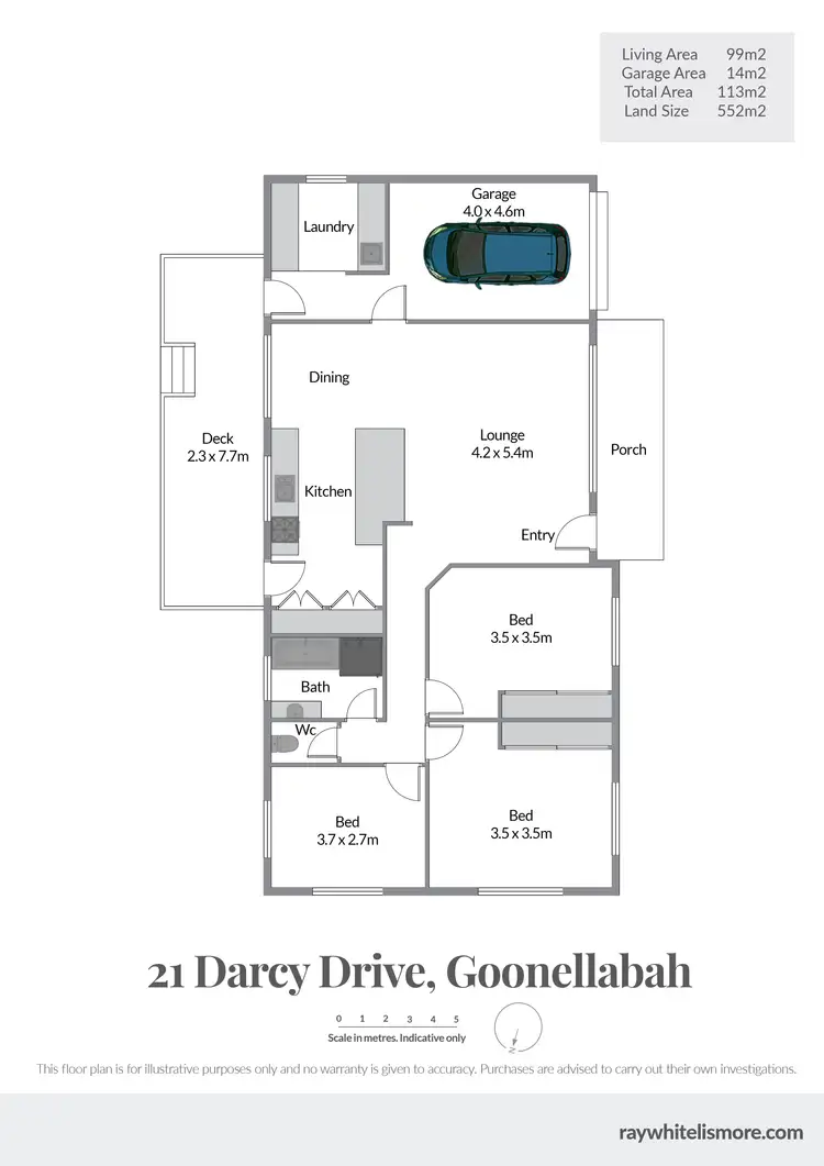 Floorplan of Homely house listing, 21 Darcy Drive, Goonellabah NSW 2480