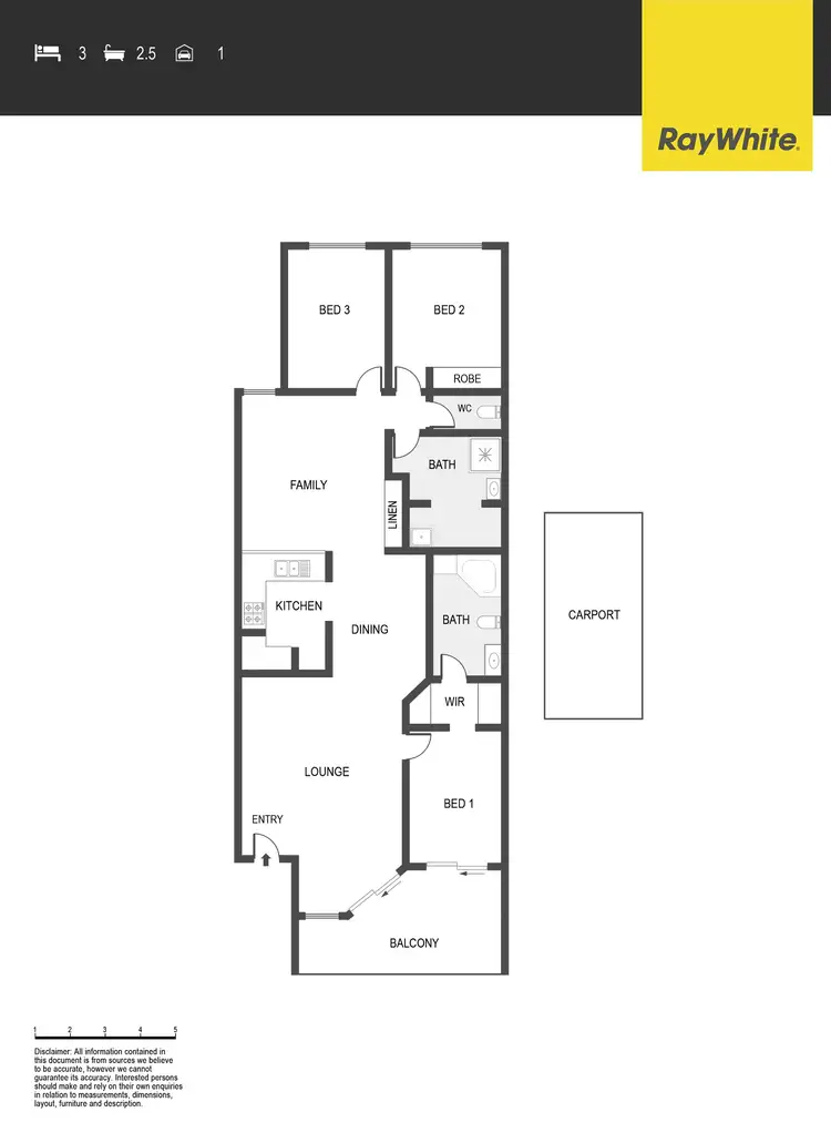 Floorplan of Homely apartment listing, 34/112 Baldwin Drive, Kaleen ACT 2617