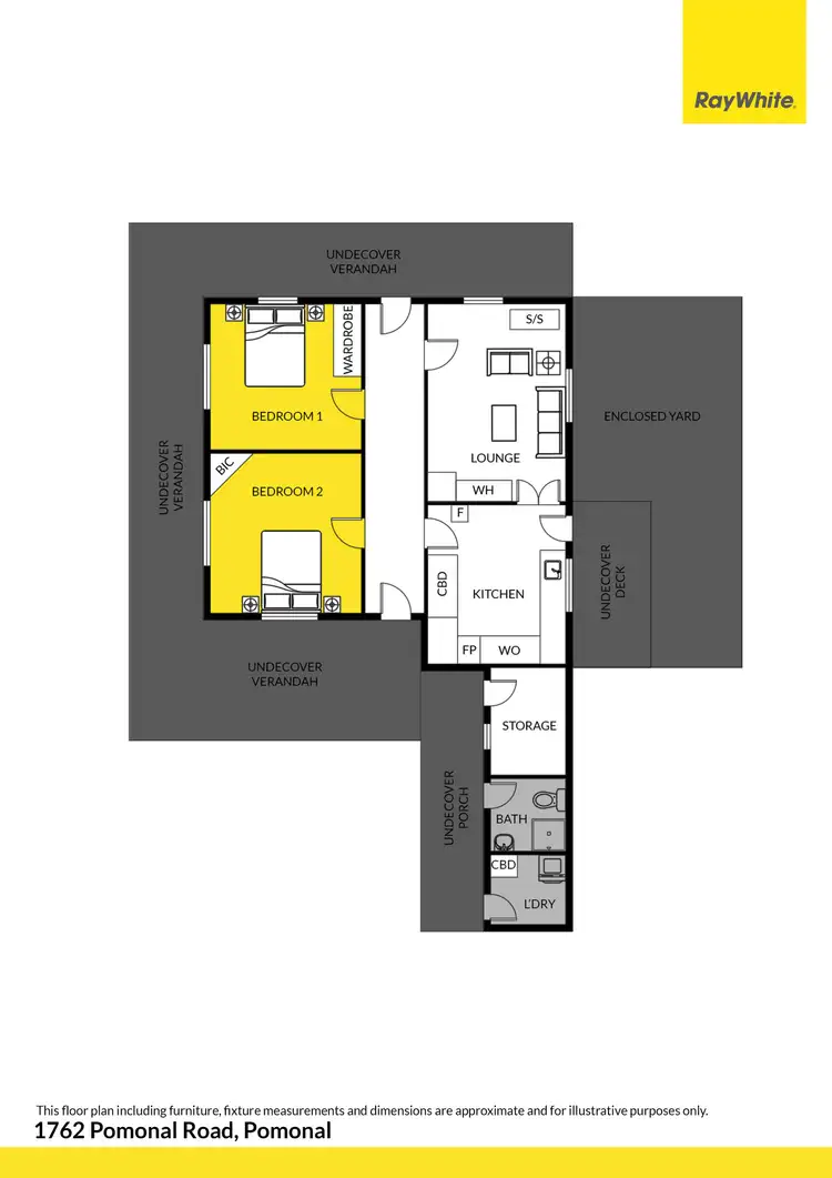 Floorplan of Homely house listing, 1762 Pomonal Road, Pomonal VIC 3381