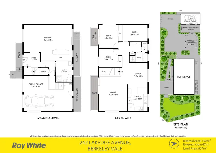 Floorplan of Homely house listing, 242 Lakedge Avenue, Berkeley Vale NSW 2261