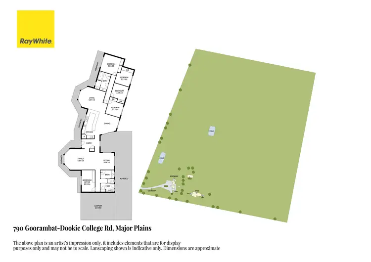 Floorplan of Homely rural property listing, 790 Goorambat-Dookie College Road, Major Plains, Benalla VIC 3672