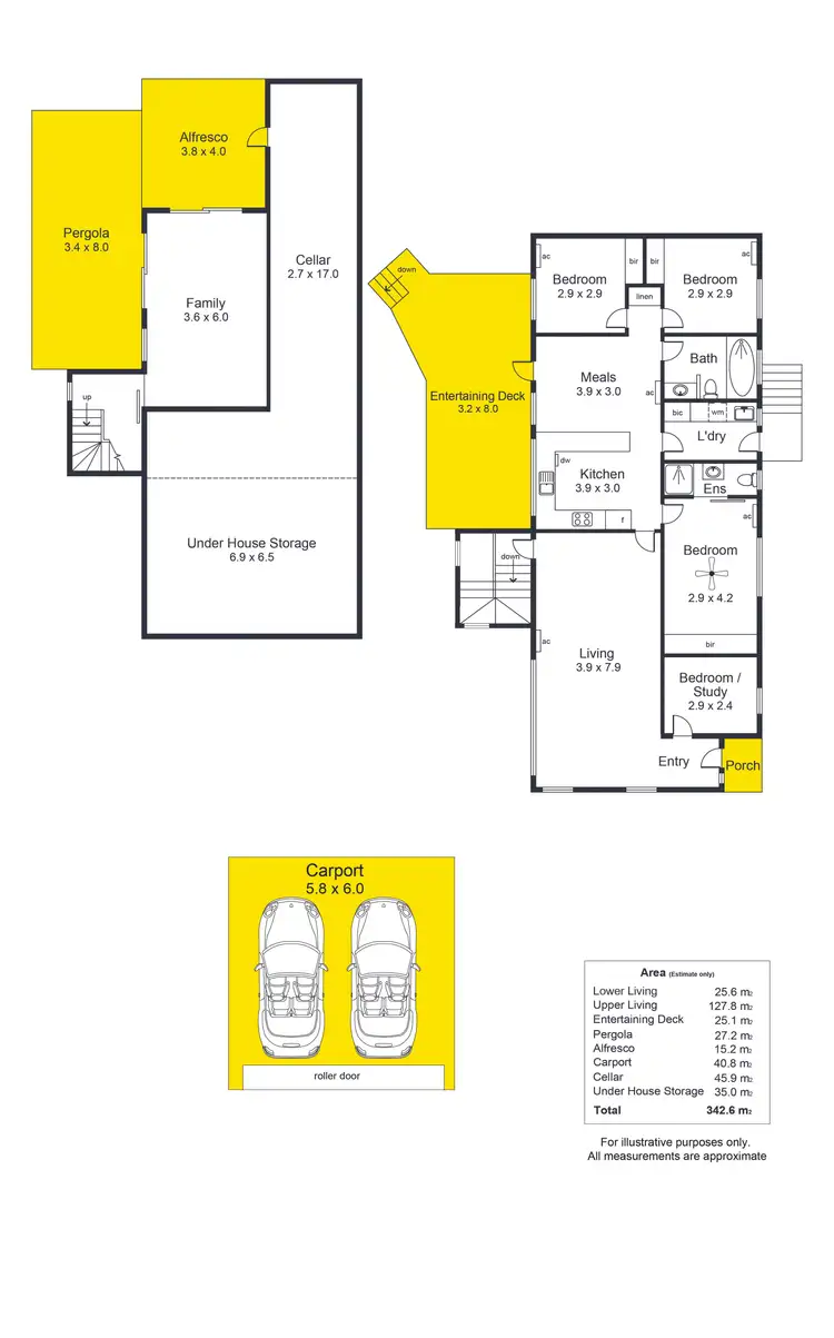 Floorplan of Homely house listing, 5 Gorelon Drive, Flagstaff Hill SA 5159