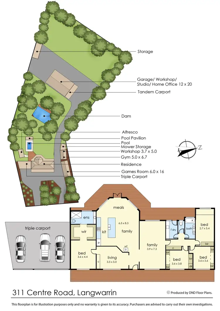 Floorplan of Homely rural property listing, 311 Centre Road, Langwarrin VIC 3910