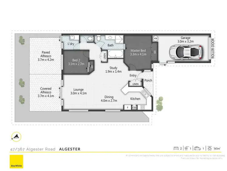 Floorplan of Homely unit listing, 47/367 Algester Road, Algester QLD 4115