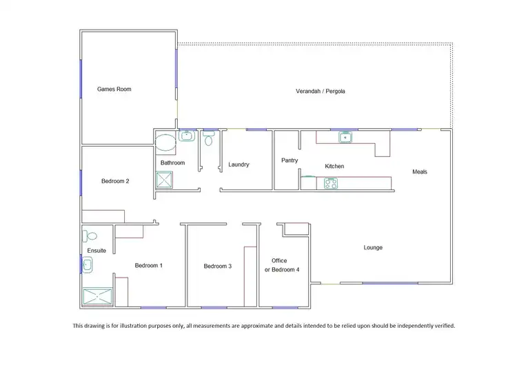 Floorplan of Homely house listing, 1 Seventh Street, Bordertown SA 5268