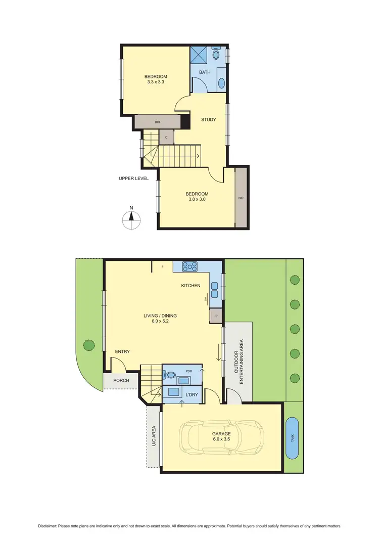 Floorplan of Homely townhouse listing, 2/180 Anderson Road, Fawkner VIC 3060