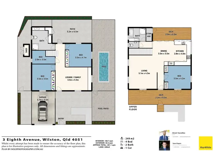 Floorplan of Homely house listing, 3 Eighth Avenue, Wilston QLD 4051