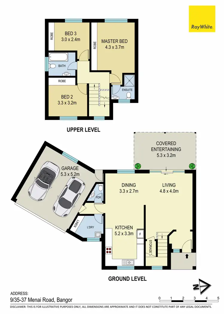 Floorplan of Homely townhouse listing, 9/35-37 Menai Road, Bangor NSW 2234