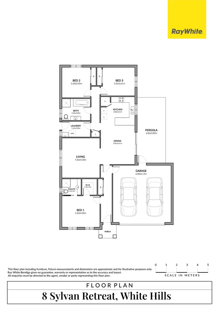 Floorplan of Homely house listing, 8 Sylvan Retreat, White Hills VIC 3550