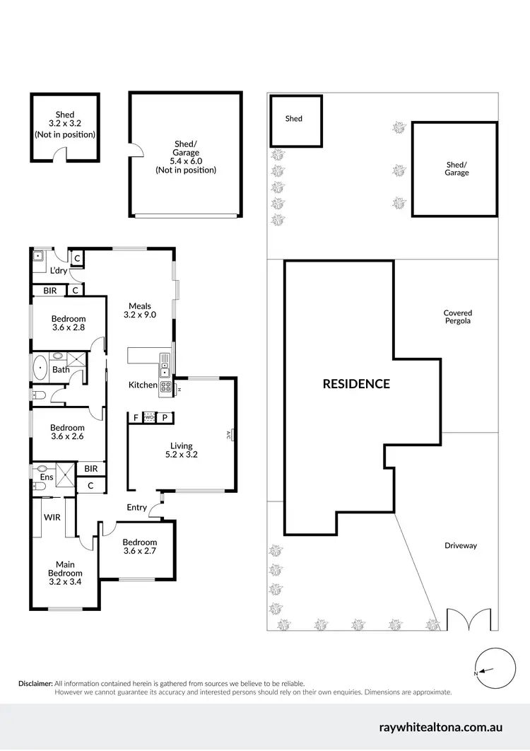 Floorplan of Homely house listing, 28 Oakdene Grove South, Altona Meadows VIC 3028
