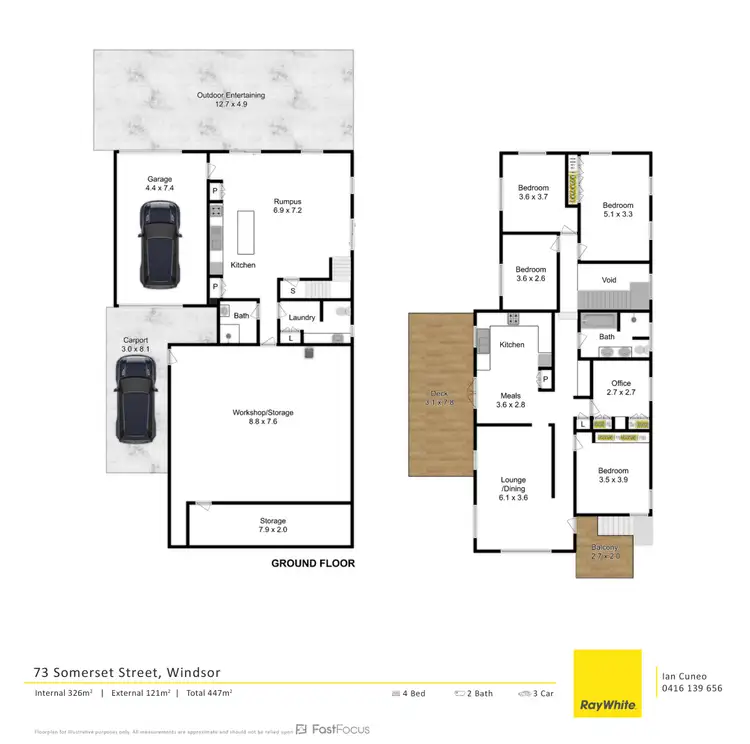 Floorplan of Homely house listing, 73 Somerset Street, Windsor QLD 4030