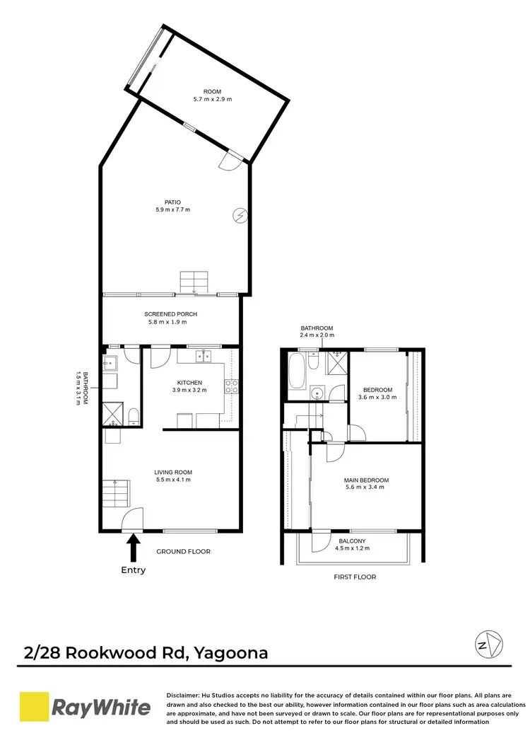 Floorplan of Homely townhouse listing, 2/28 Rookwood Road, Yagoona NSW 2199