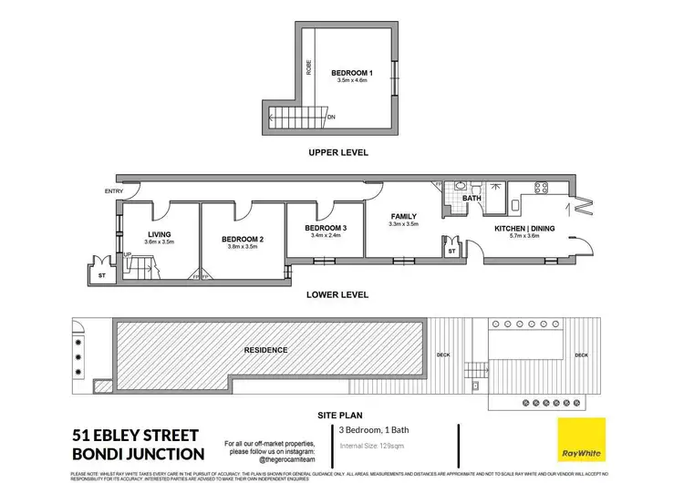 Floorplan of Homely house listing, 51 Ebley Street, Bondi Junction NSW 2022